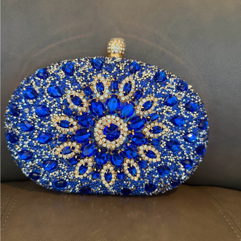 Ramla Rhinestone Clutch Bag NEW